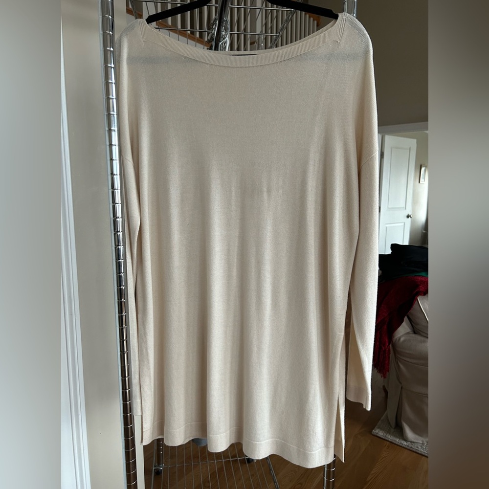 Boat Neck Knitted Tunic